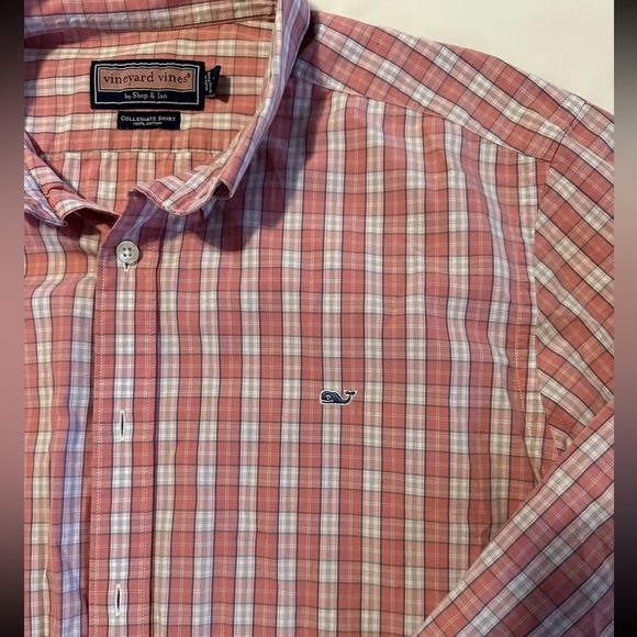 Vineyard Vine Men’s Flannel Plaid Size L - Picture 2 of 4